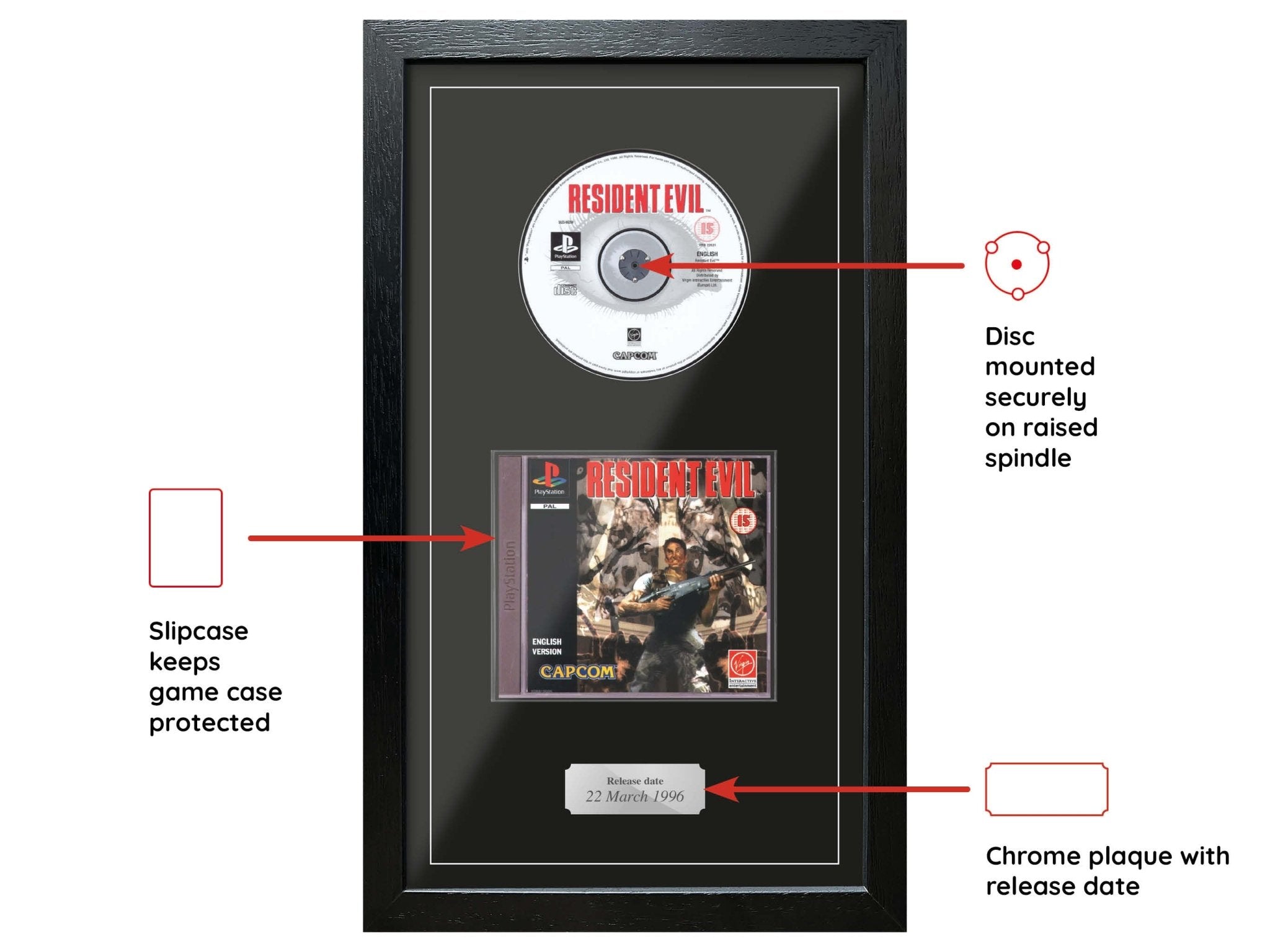 Resident Evil (Exhibition Range) Framed Game - Frame-A-Game