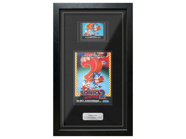 Sonic The Hedgehog 2 (Exhibition Range) Framed Game - Frame-A-Game