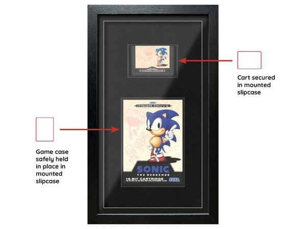 Sonic The Hedgehog (Exhibition Range) Framed Game - Frame-A-Game