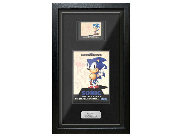 Sonic The Hedgehog (Exhibition Range) Framed Game - Frame-A-Game