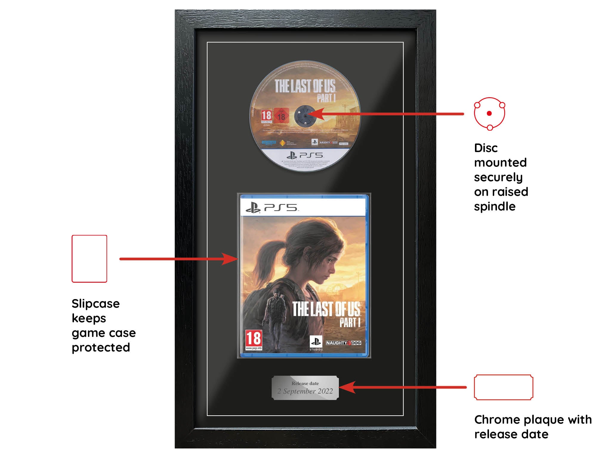 The Last of Us Part I (Exhibition Range) Framed Game - Frame-A-Game