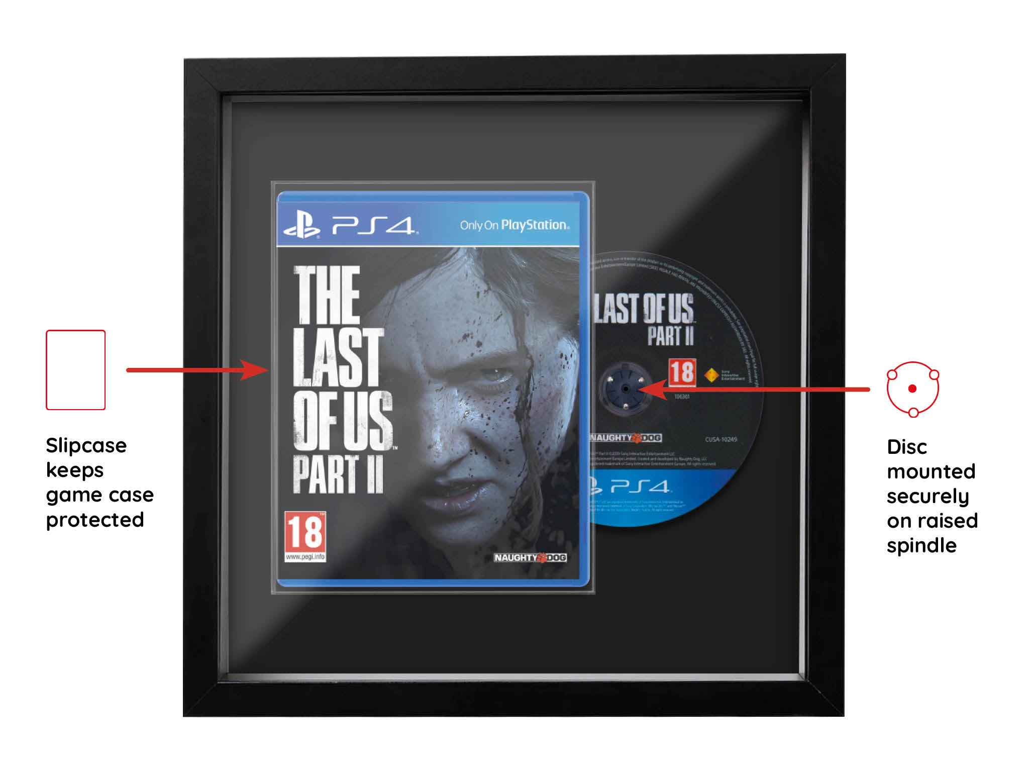 The Last of Us Part II (Combined Range) Framed Game - Frame-A-Game