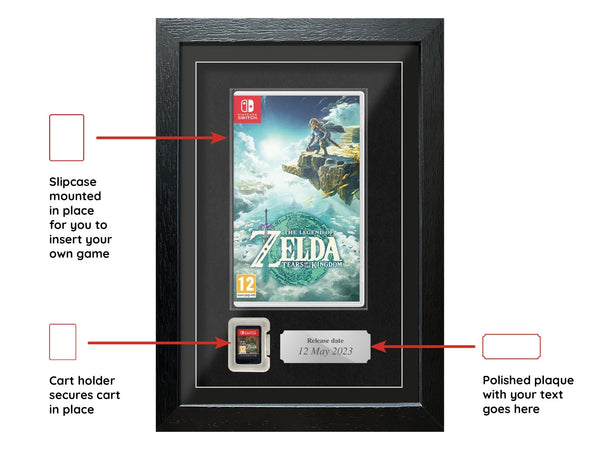 The Legend of Zelda: Tears of the Kingdom (Exhibition Range) Framed Game - Frame-A-Game