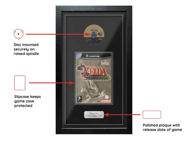 The Legend of Zelda: Windwaker (Exhibition Range) Framed Game - Frame-A-Game