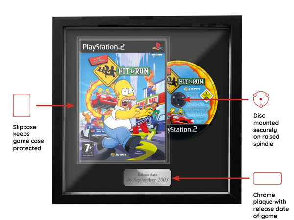 The Simpsons: Hit & Run (Combined Range) Framed Game - Frame-A-Game