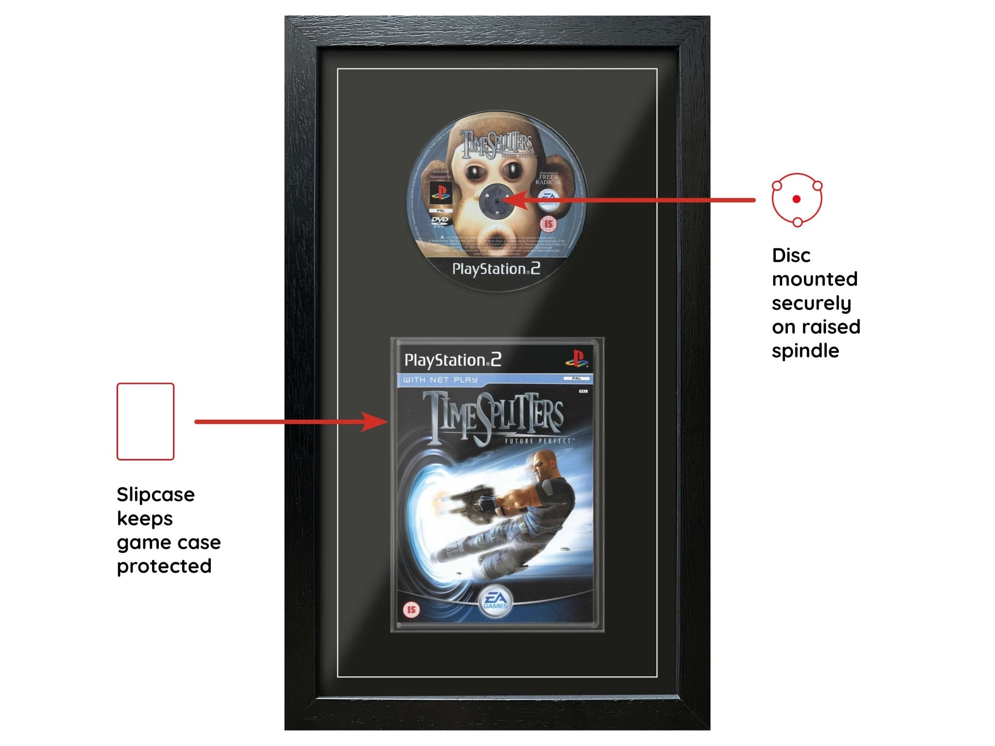 Timesplitters: Future Perfect (Exhibition Range) Framed Game - Frame-A-Game