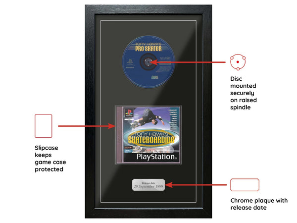 Tony Hawk's Pro Skater (Exhibition Range) Framed Game - Frame-A-Game