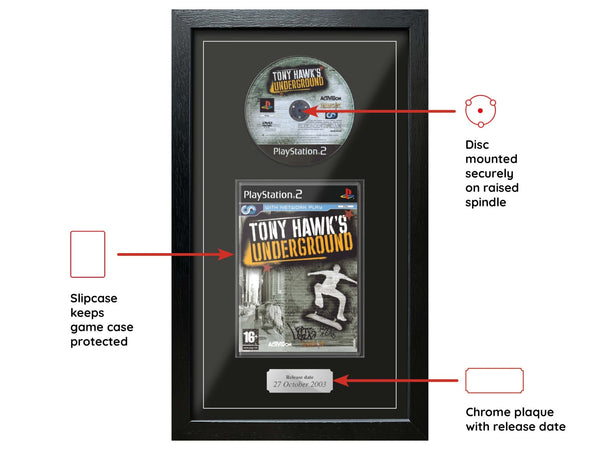 Tony Hawk's Underground (Exhibition Range) Framed Game - Frame-A-Game