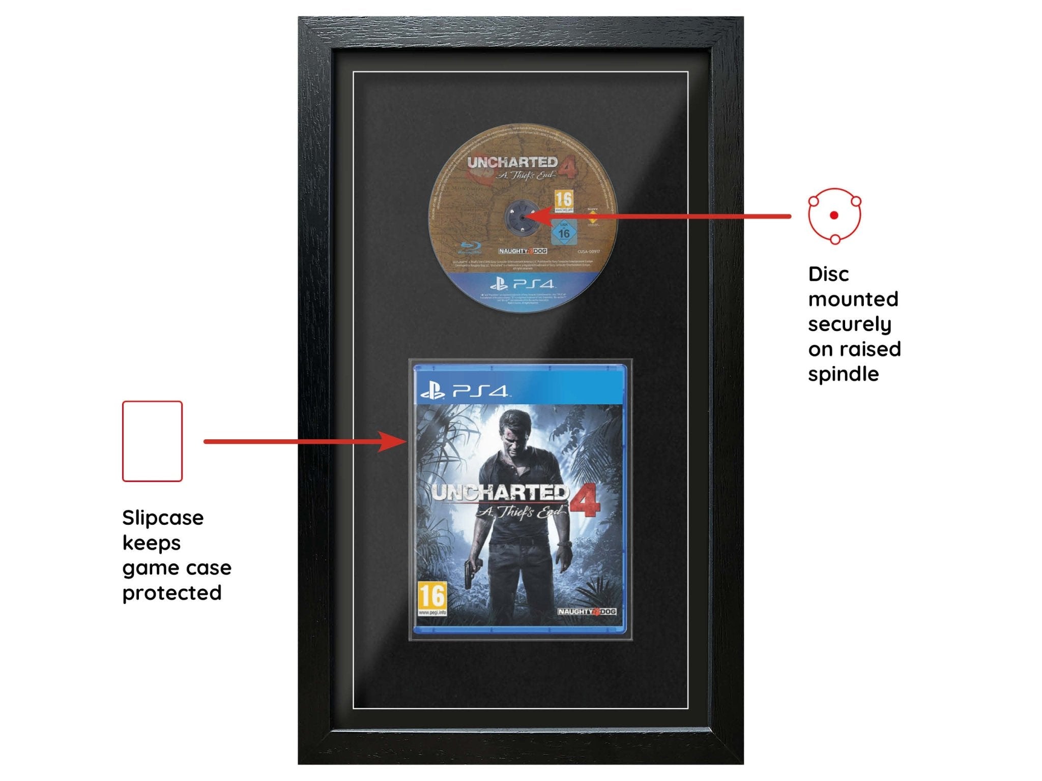 Uncharted 4: A Thief's End (Exhibition Range) Framed Game - Frame-A-Game