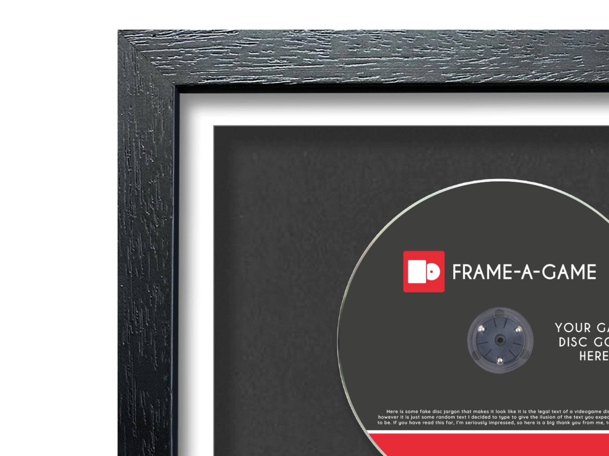 Use your own CD (with plaque) Exhibition Range Frame - Frame-A-Game