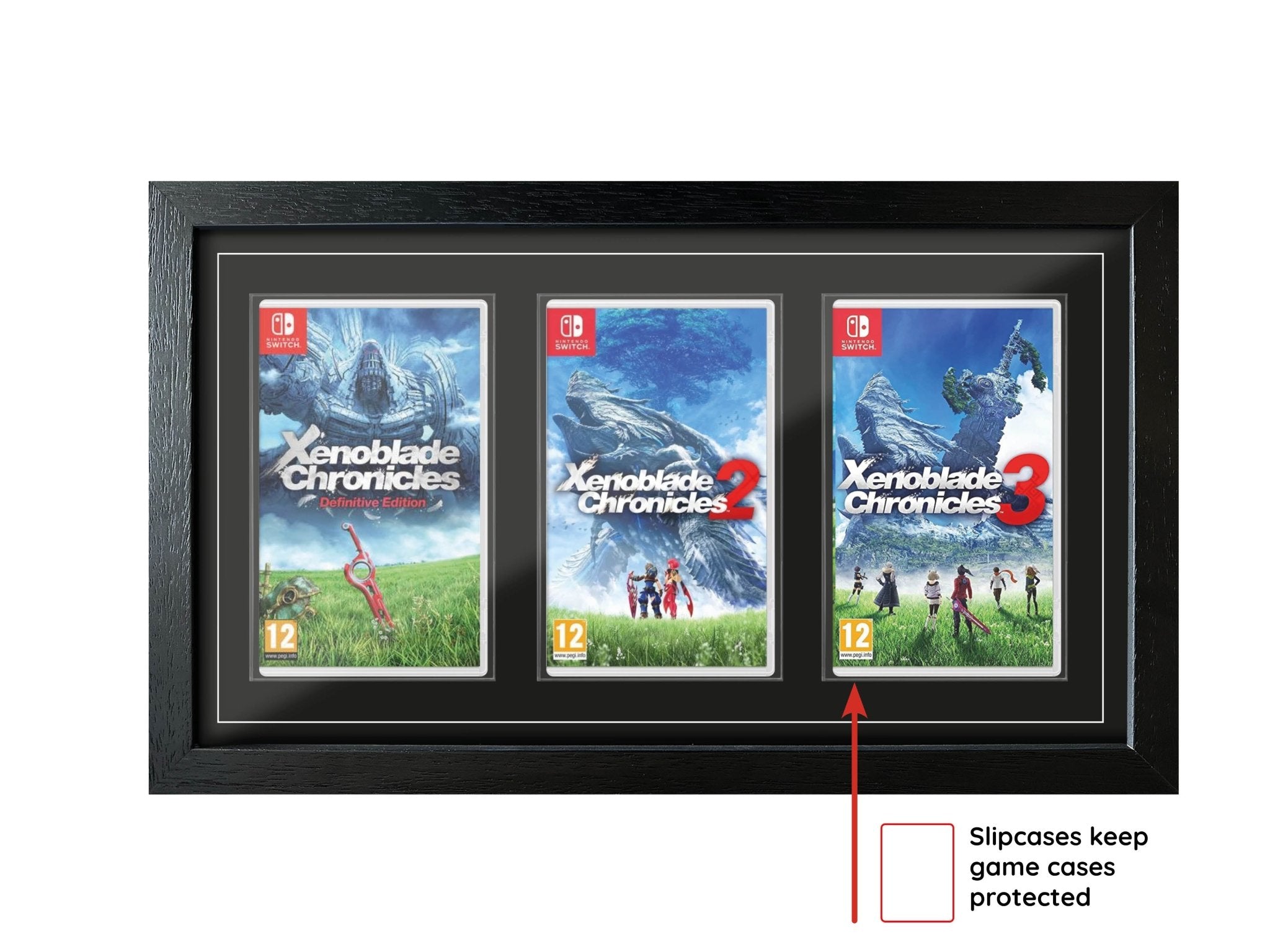 Xenoblade Chronicles Trilogy (Exhibition Range) Framed Games - Frame-A-Game
